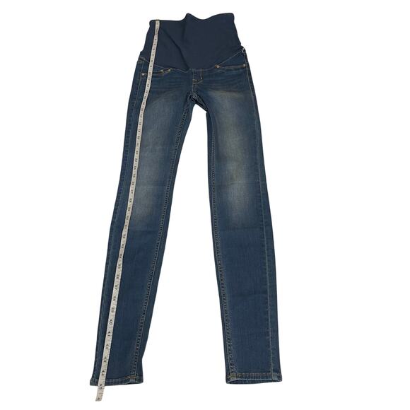 H&M Mama Super Skinny High Rib Maternity Jeans Size 4 - Picture 5 of 9